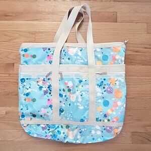 Vintage LeSportsac Tote Bag Zippered Large Approx 21" x 19" Made in USA